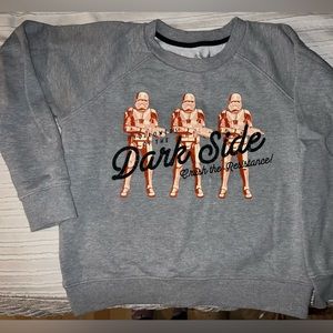 Disney STAR WARS SWEASHIRT SIZE SMALL WORN ONCE